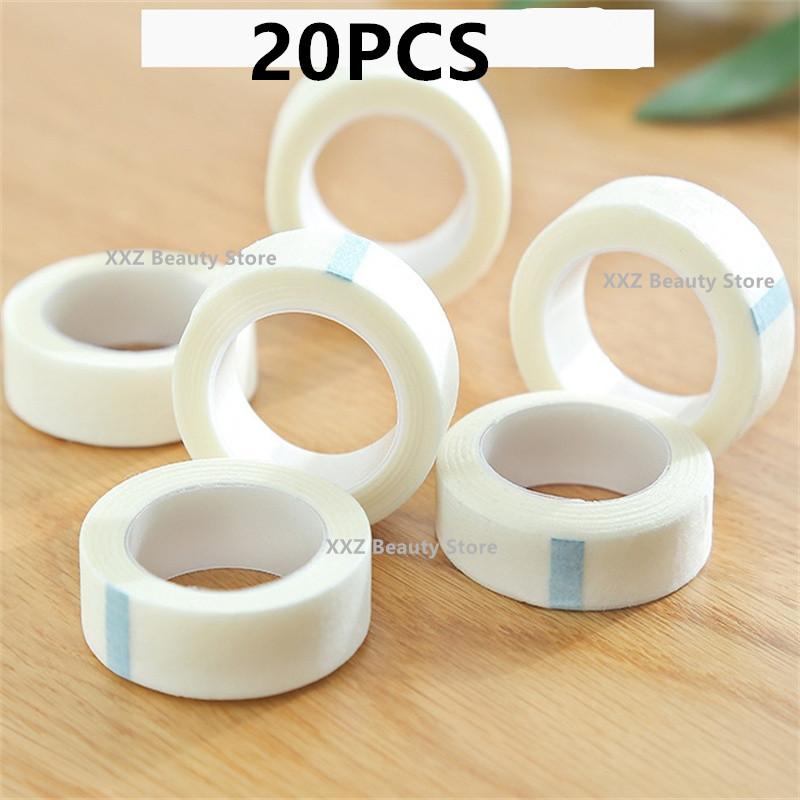 5/10/50/100 Stück 9m*1,25cm Weißes Klebeband Augen Wimpernpflaster Atmungsaktives Medizinisches Papierklebeband Wimpernverlängerung Fussel Augenlidaufkleber