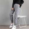 High Waist Quilted Down Cotton Pants Women Plus Size Thickened Loose Fit Casual Warm Long Trousers for Winter Outdoor Activities