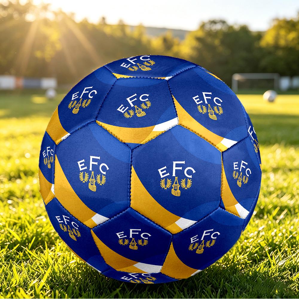 Everton FootballPrinted Size 5 Soccer Ball, Anti Slip Adult Match Football Souvenir for Football Fans