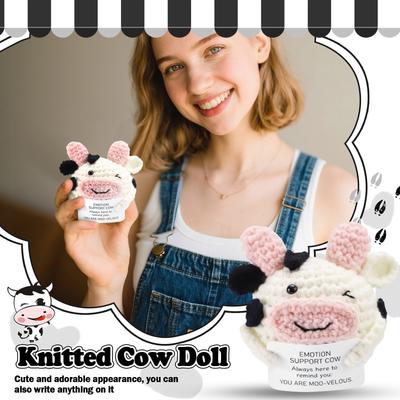 Cute Plush Toy Gift For Home Decoration, Suitable As A Birthday Gift For Girls.(EMOTION SUPPORT COW)