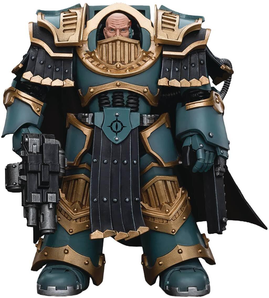 

JoyToy Warhammer 40K Son of Horus MKIV Legion Pretor Cataphractii Terminator Armor Scale Action Figure Detailed Collectible for Warhammer Enthusiasts