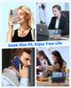 Oatsbasf Frameless Z Case for Samsung Galaxy Z Fold 7 Phone Case with 360° Rotatable Ring Metal Phone Cover Shockproof Bumper