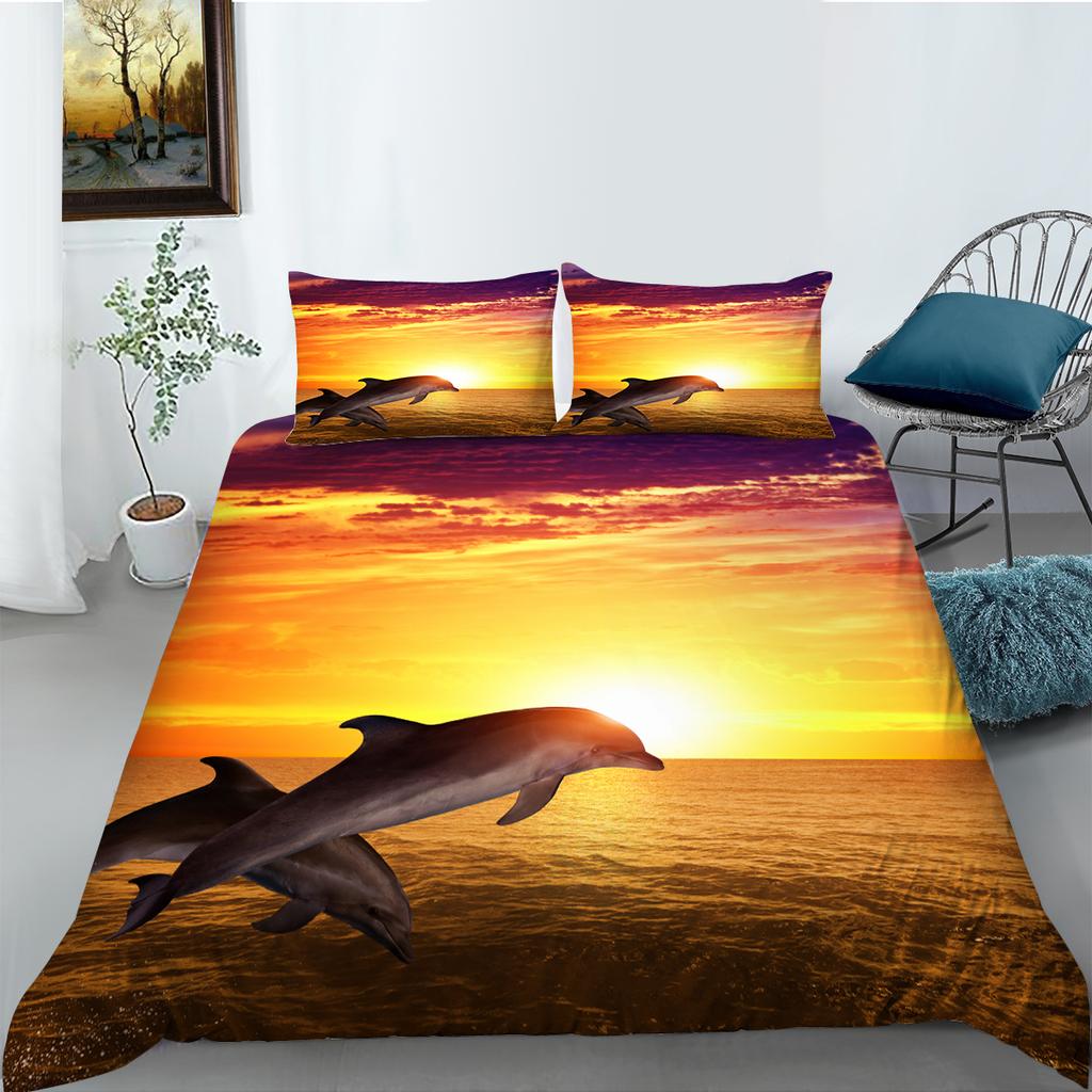 3D Digital Printing Bedding Set Bedroom Quilt Cover Pillow Cover Home Bedding Set AU/EU/US Full Size Single/Double Bed