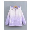 Girls Double Sided Fleece Thickened Hooded Children Casual Jacket
