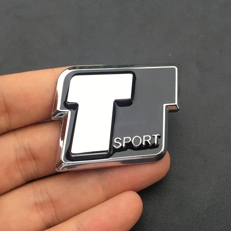 Auto T Sport Logo Kofferraum Karosserie Plakette Emblem Aufkleber Für 86 CHR SUPRA Corolla Prius YARiS Hilux Camry RAV4 Zubehör