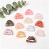 Hair Claw Triangle Hollow Design Back Head Hair Clip Anti-slip Teeth Strong Grip Shower Hair Clamp Versatile Use Hair Accessory