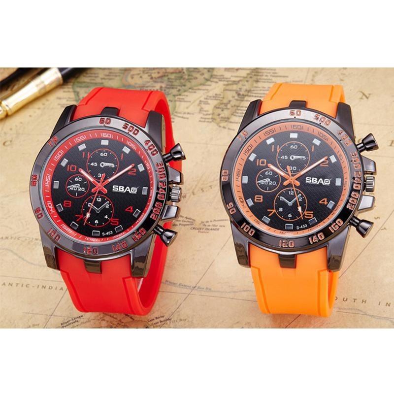 PDTO New Men Luxury Stainless Steel Sport Analog Quartz Modern Fashion Wrist Watch