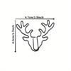 20 Teile/schachtel Deer Kopf Büroklammer Niedlichen Schreibwaren Kreative Lesezeichen Box Büroklammer Papierhalter