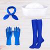 Sailor Girl Costume Set Including Hat Scarf Stocking Glasses Necklace Gloves For Women Halloween Cosplay Role Play Event