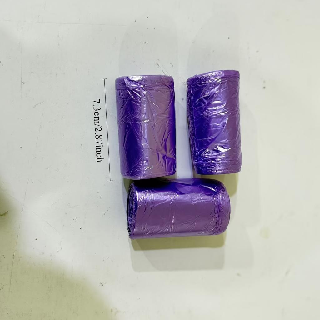 Kalınlaştırılmış Tek Kullanımlık Mini Plastik Poşetler - Ofis, Ev, Araba, Küçük Kedi Kumu Çöp Kovası için 30'lu 1 Rulo Masaüstü Küçük Çöp Poşeti