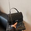 Rhombus chain small square bag women's bag new versatile shoulder messenger bag simple portable underarm bag