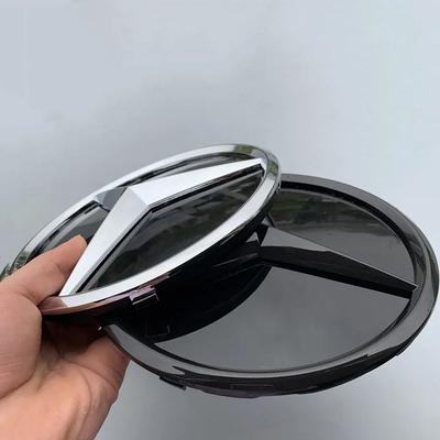 185mm 205mm 3D Stern Logo Frontgrill Spiegel Abzeichen ABS Auto Emblem für Mercedes Benz W204 W205 W206 X253 W166 V167 X166 X167 W117