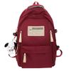 Schoolbags College Students Girls High School Students Burgundy Large Capacity Junior High School Students Backpack