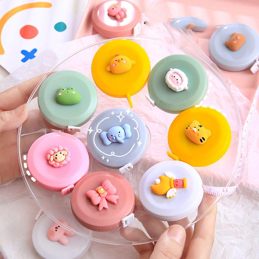 150cm/60 Inch Sewing Tailor Tape Measure Retractable Body Height Measuring Meter For Waist Circumference Sewing Tailor Dropship