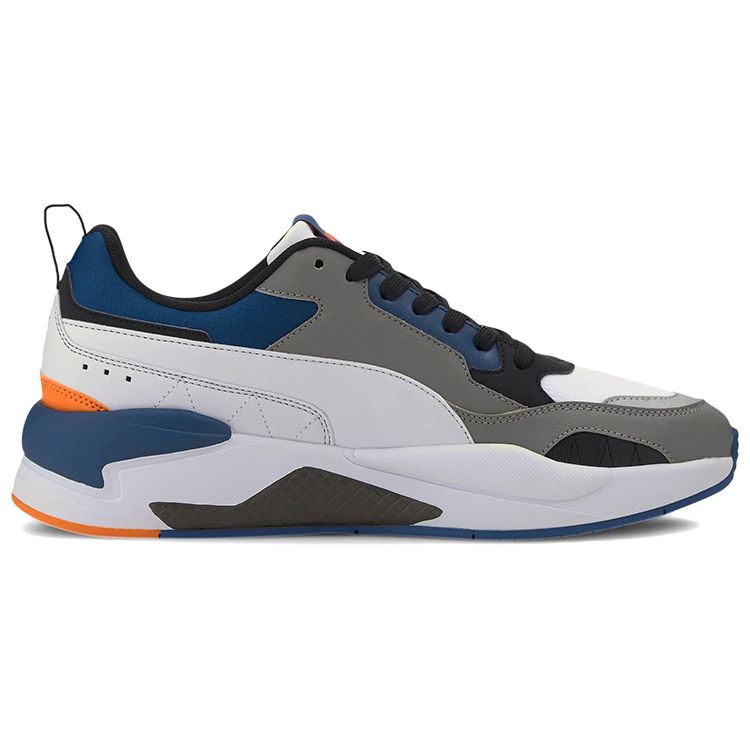 Puma X-Ray 2 Square Pack Fabric Synthetic Leather Round Toe Lace-Up Shock Absorbing Wear-Resistant Breathable Low-Top Casual Shoes 374121-05