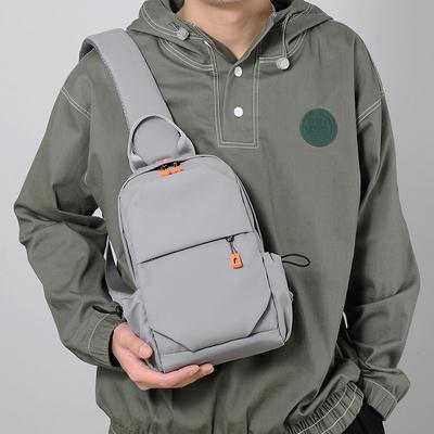 Chest Bag Men Crossbody Single Shoulder Backpack Boy Bag Small Bag Fashionable Multifunctional Side Shoulder Bag Casual Chest Bag