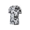 Camiseta Esportiva de Manga Curta e Gola Redonda Air Rivals Estampa de Jornal Masculina Tops Cinza CD5849-100