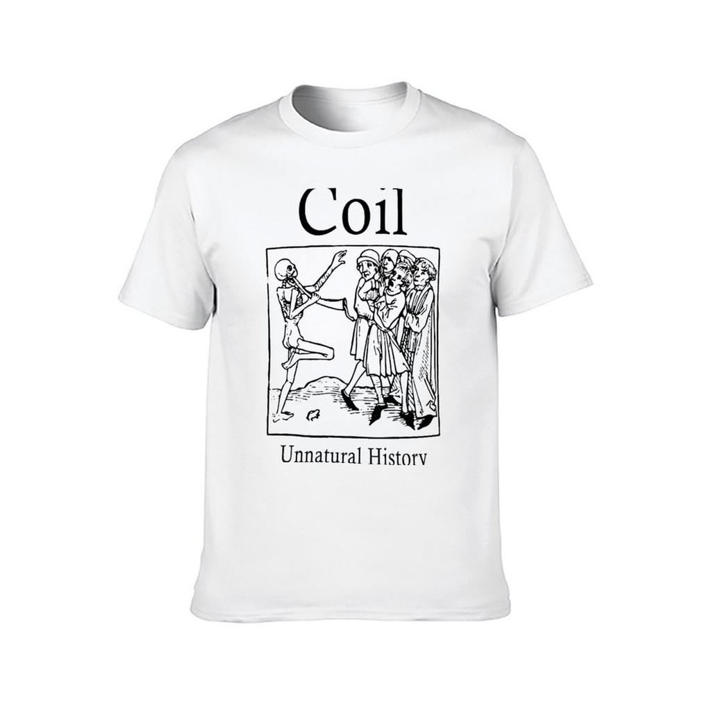 Coil-Unnatural-History T-Shirt T Shirts for Man Slim Fit Funny T Shirts Man T-Shirt