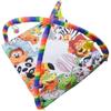 Hrací podložka Animal Safari Dětská podložka chrastítko Hrací podložka Měkká dětská postel a hračky