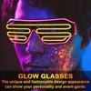 Glowing Blinds Glasses LED Bar KTV Atmosphere Props Flashing Disco Adult Cool Glasses