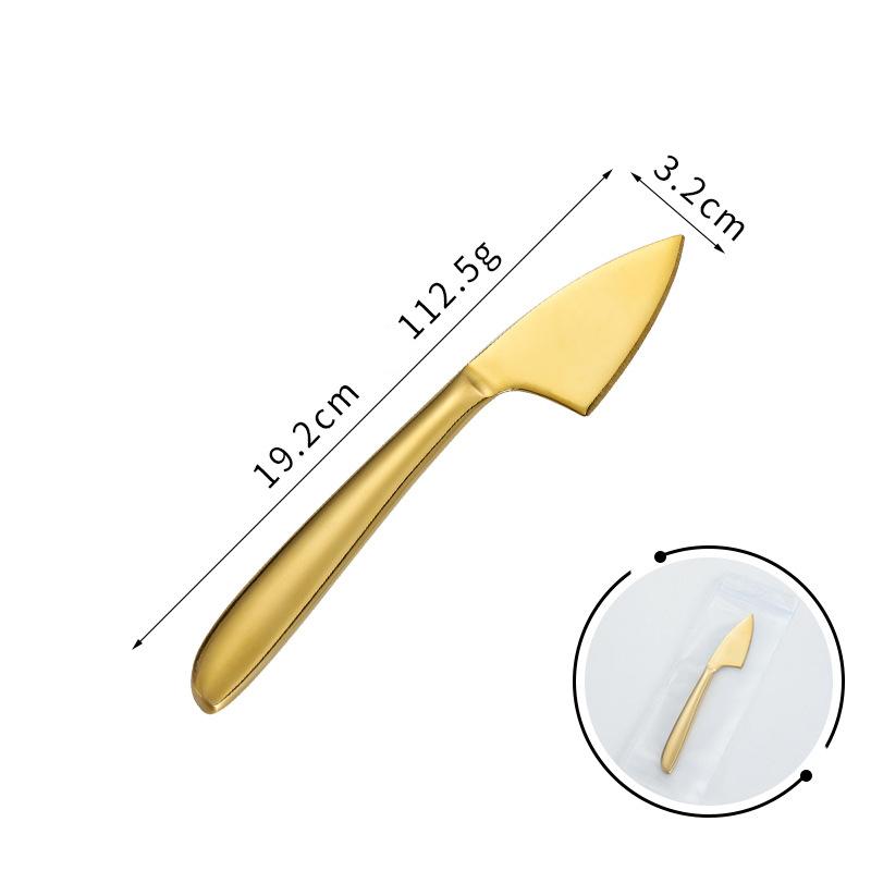 Western Bakery Bread and Butter Knife Stainless Steel Cheese Scraper Cheese Grater Knife Multifunctional Sharp Knife Butter Square Knife