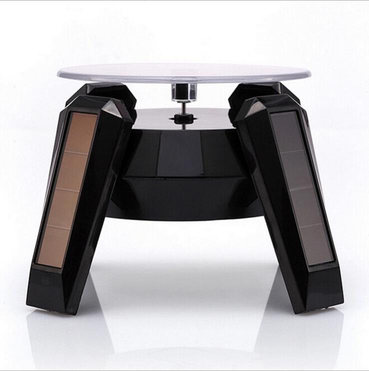 Solar-Powered UFO Rotating Display Stand for Jewelry/Items чёрный