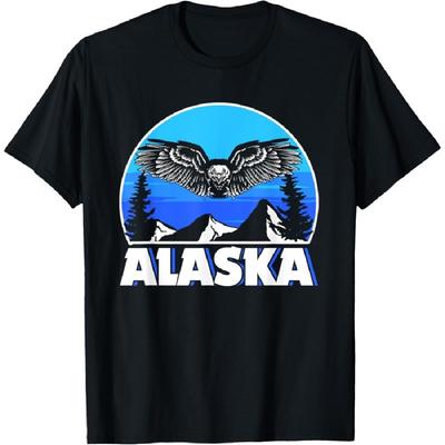 Alaska Mountains _ Alaskan Bird T-Shirt