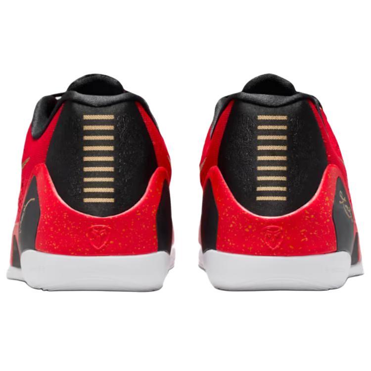 Nike Kobe 9 Low EM China 2025 Unisex Sneakers Red University-Red Metallic-Gold IH1400-600