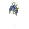 Artificial Wistaria with Green Leaves UV Resistant Fake Flower Decoration Indoor Outdoor Home Wedding Party Faux Flower Decor