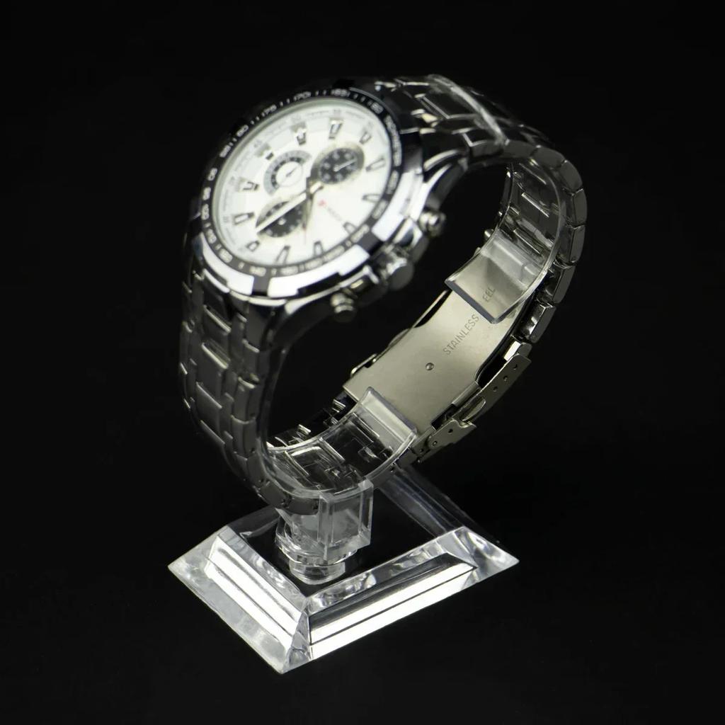Clear Plastic Watch Box Jewelry Bangle Cuff Bracelet Watch Display Stand Holder Rack Case Watches Accessories