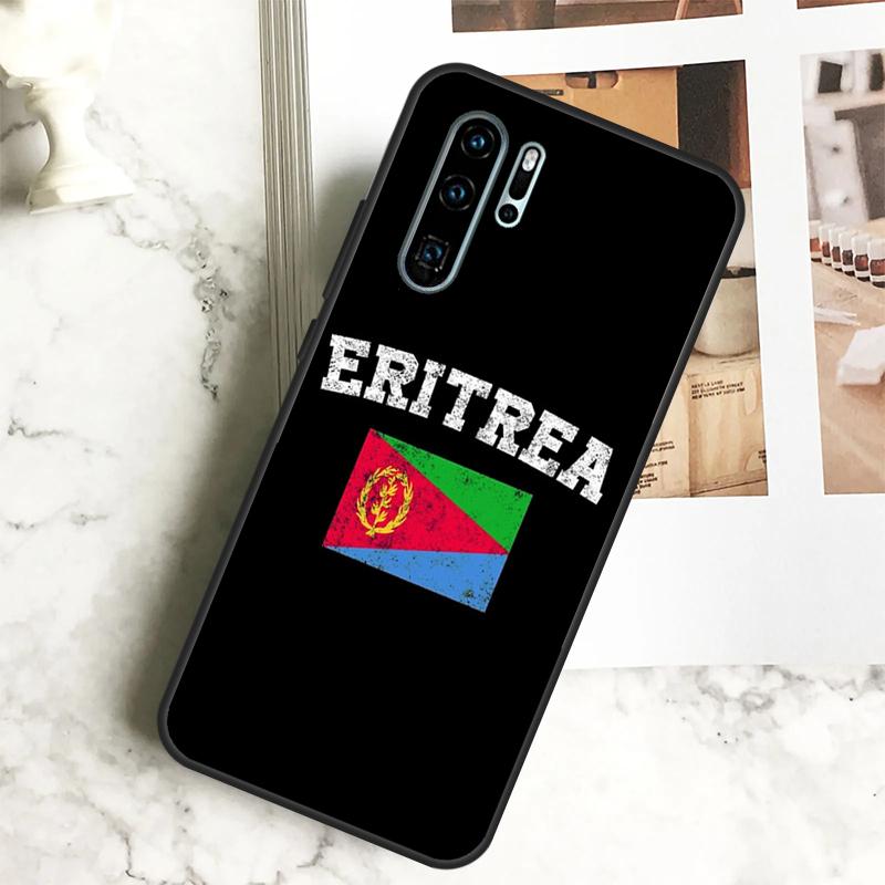 Eritrea Flag For Huawei Nova 12i 12s 11i 8i Y73 Y72 Y61 Y91 Y90 Y70 Y60 9 10 SE P30 P40 Lite P60 Pro Case