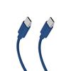 Braided Usb-c - Usb-c Cable 60w 1.5m - Blue