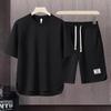 Summer Men's Short-sleeved T-shirt Shorts Suit