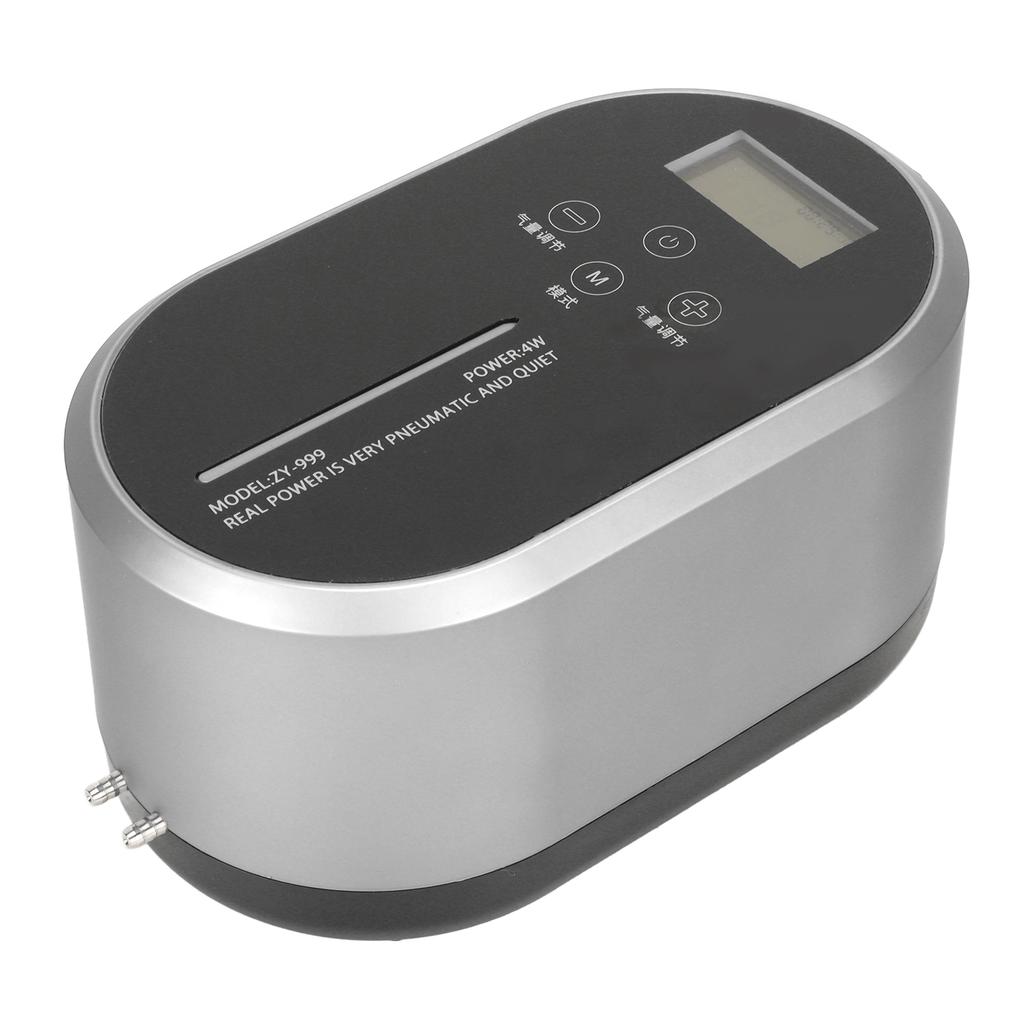 Pompa d'aria per acquario Ultra Silenziosa Grande Volume LCD Touch Regolabile AC DC Pompa d'aria per ossigeno per acquario