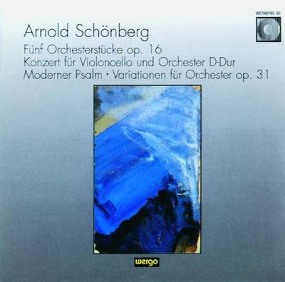 CD HEINRICH SCHIFF, ARNOLD SCHOENBERG, - Arnold Schonberg: FUNF ORCHESTERSTU Germany Classical Used
