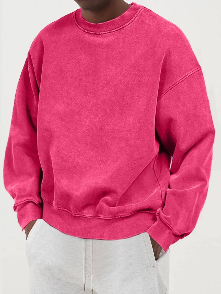 2025 Men's Autumn Solid Color Fashion Sweatshirt