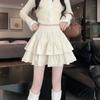 Casual Ball Gown Mini Black Skirts Women Korean Fashion Y2k Clothes Slim High Waist Short Vintage A Line Kawaii Skirt