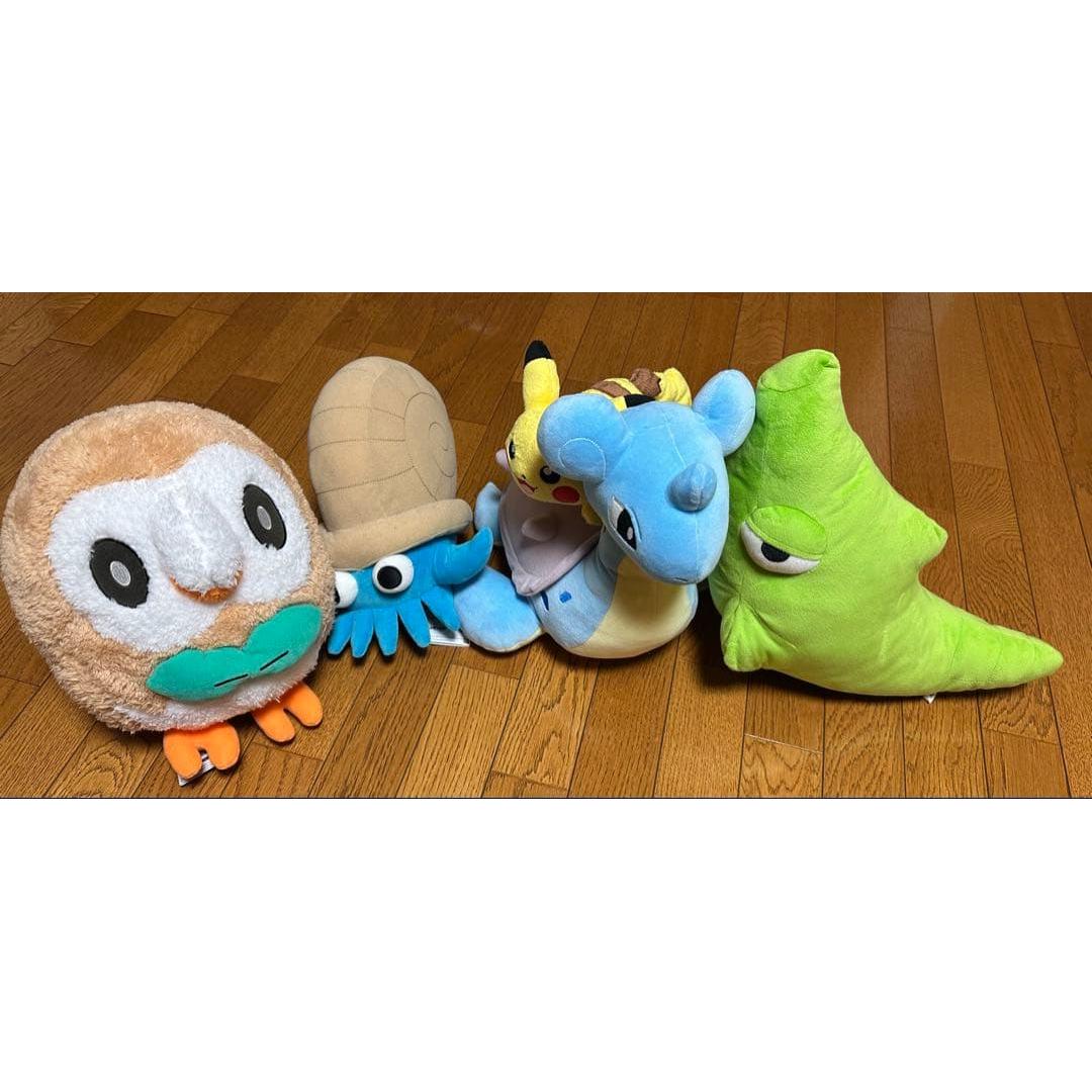 Laplace Mocrow Omnight Transel Pikachu Plush Toy