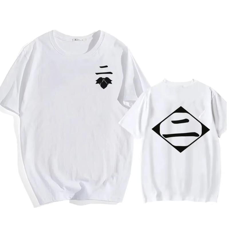 Hot Sale Anime Cotton T-Shirt Bleach Cosplay Shirt Zaraki Kenpachi Men Women O-Neck Short Sleeve Tee Fashion Tshirt for Fans