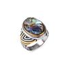 Men's/Women High Quality 316LStainless Steel Onyx Gilded Rings Classic Fashion Trend Jewelry