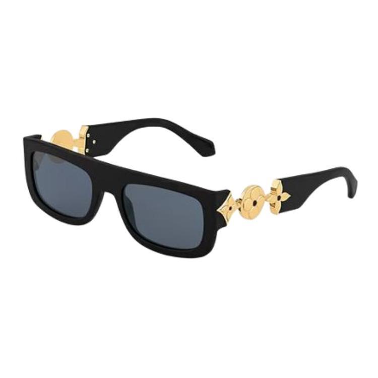 

Louis Vuitton Rectangular Acetate Metal Sunglasses Men sunglasses Multicolor 108204679 Black