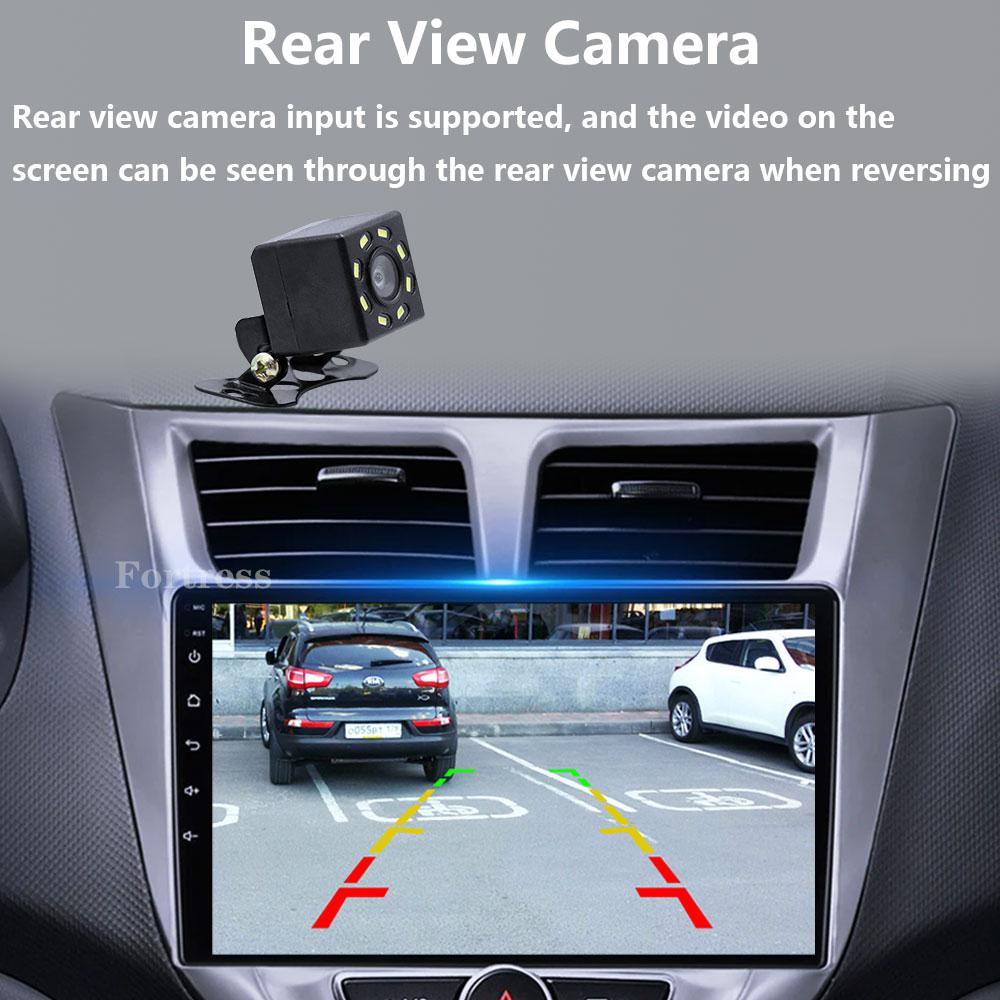 Fortress Android 10 Car Radio For Hyundai Solaris Verna Accent 2010 - 2016 Multimedia Video Player Navi GPS 2 Din DVD Head Unit