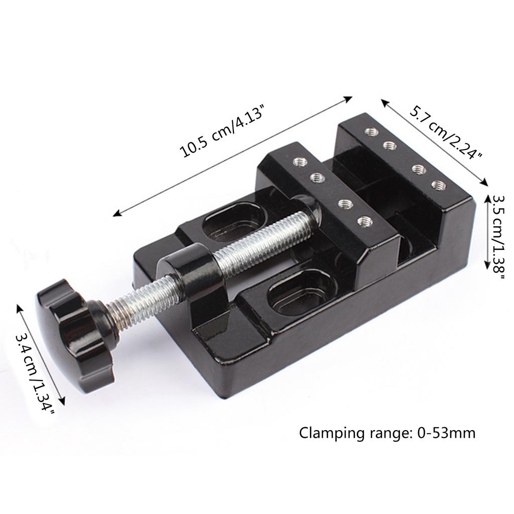 DIY Sculpture Craft Carving Tool Universal Jaw Bench Clamp Mini Drill Press Table Vise Fixing Small Part Jewelry Watch