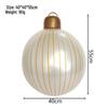 Outdoor Christmas PVC Inflatable Ball & Candy Cane Pendant Decoration