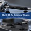 6H Tolerance Thread Gage Set M3 x 0.5 Thread Metric Thread Gauge  For Quality Control