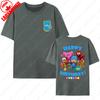 POCOYO Happy 3rd Birthday Cotton Tees Mom Dad Adult Short Sleeve Cartoon Birthday Party Tshirts Funny Cute Family Matching Tops