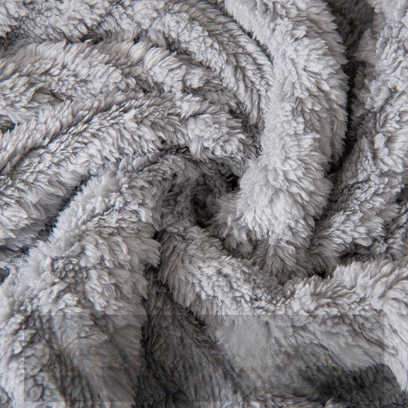 Modern Style Four Seasons Universal Back Plaid Plush Sofa Towel All-Inclusive Living Room Universal Cover Cover