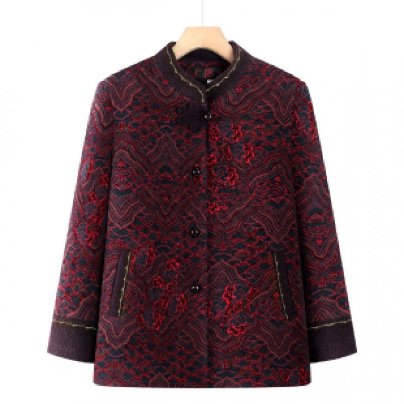 

Women s autumn clothing new outer suit long-sleeved top winter clothing velvet thickened clothes 5XL [recommended 150-80kg] фиолетовый