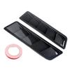 Car Decorative Cover Carbon Patterned Vent Louver Cooling Panel Vent Louver Scoop Cover Car Bonnet Hood Car Accessories