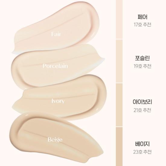 

ETUDE Cloud Filter Cushion SPF42/PA+++ 15 g + Refill 15 g + Nymph Aura Volumer Mini 8 g Special Set — Lightweight Cushion Foundation & Glow Base Trio Fair, Porcelain, Ivory, Beige